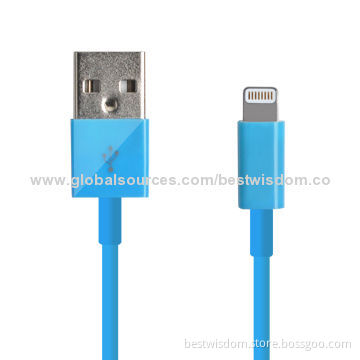 Wholesale OEM 1m Colorful USB Date Cable for iPhone 5/5S/5C, iPad 4/5, iPod Touch 5